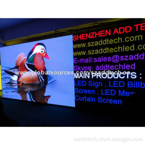 Front Serviced Indoor LED Display Sign, Installed for Stage Background Use
